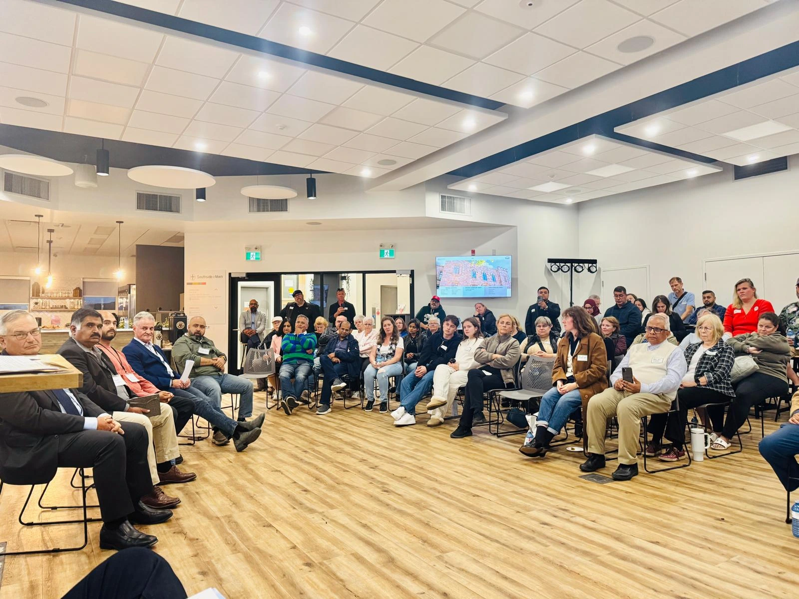 Business owners and residents at the Downtown Milton BIA public meeting